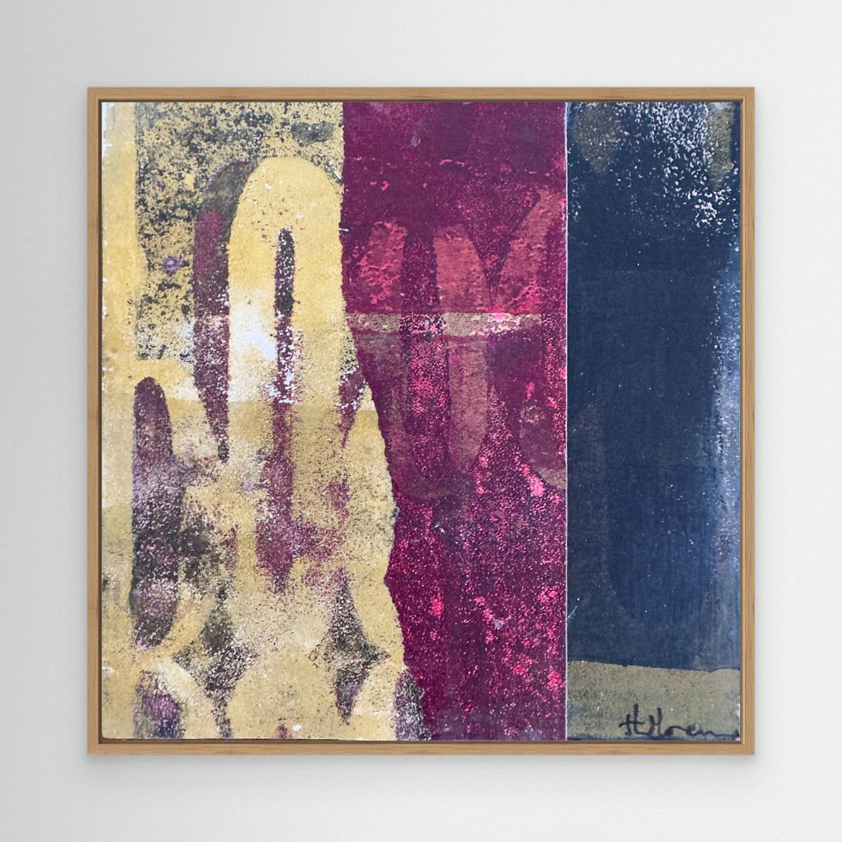 "Something Is Shifting" - Original Abstract Art Print