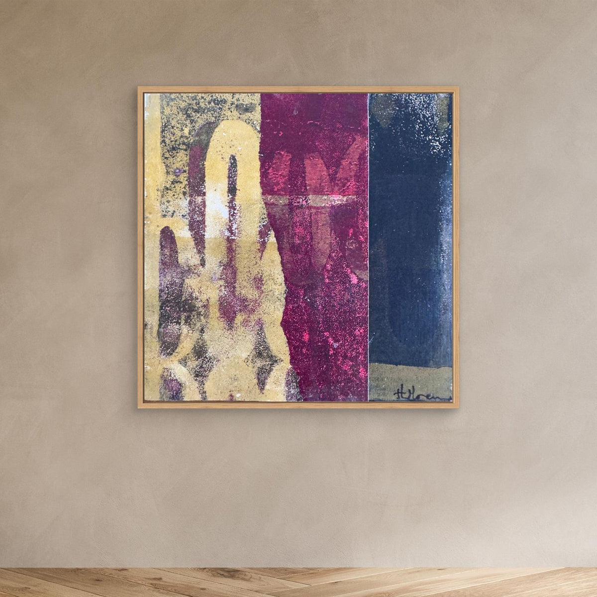 "Something Is Shifting" - Original Abstract Art Print
